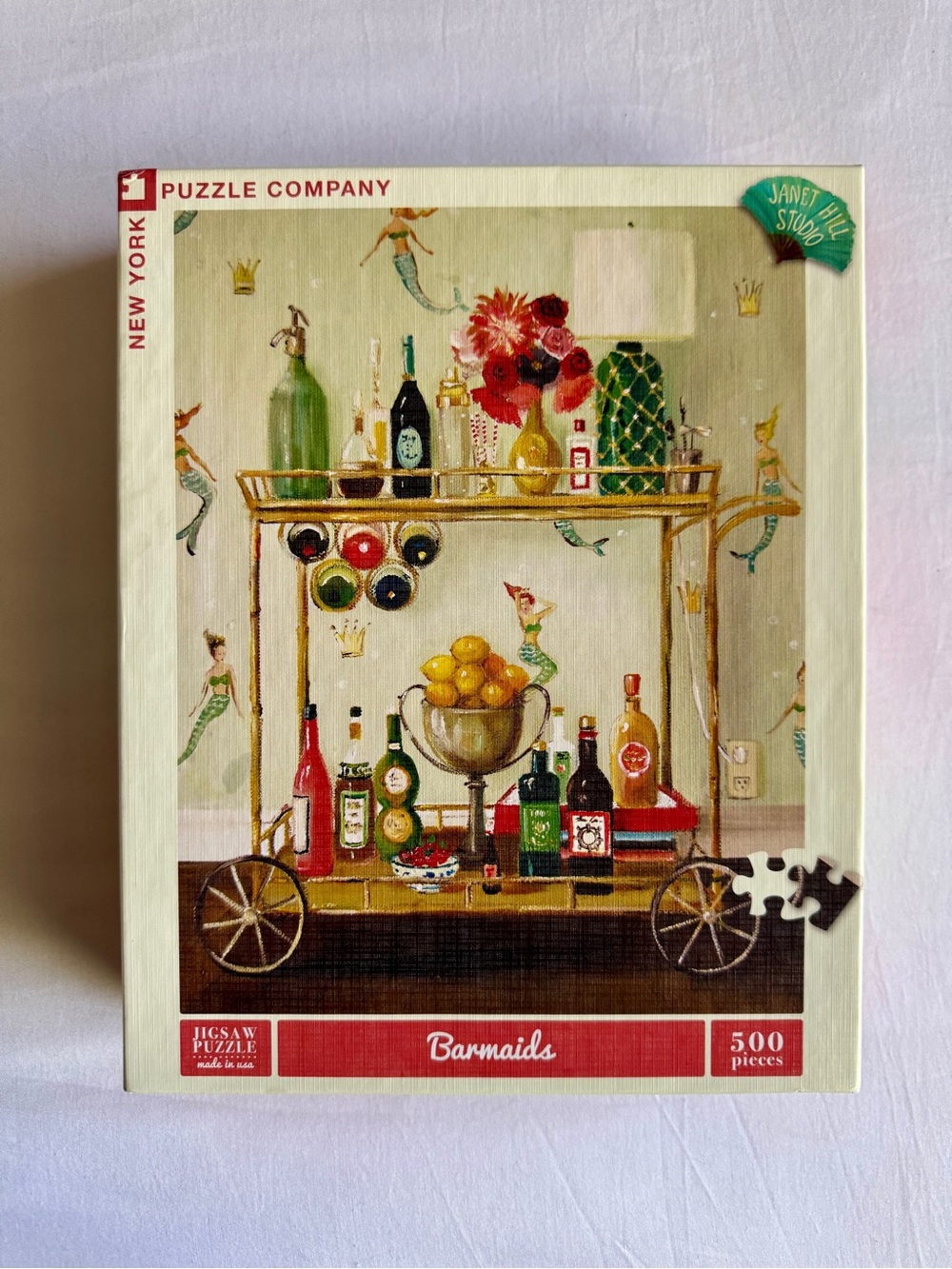 New York Puzzle Company Barmaids 500-Piece Jigsaw Puzzle